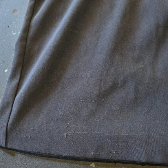 Sheri Martin New York Faux Suede Jacket Dark Green Size 14 Topstitch Blazer - Picture 9 of 16